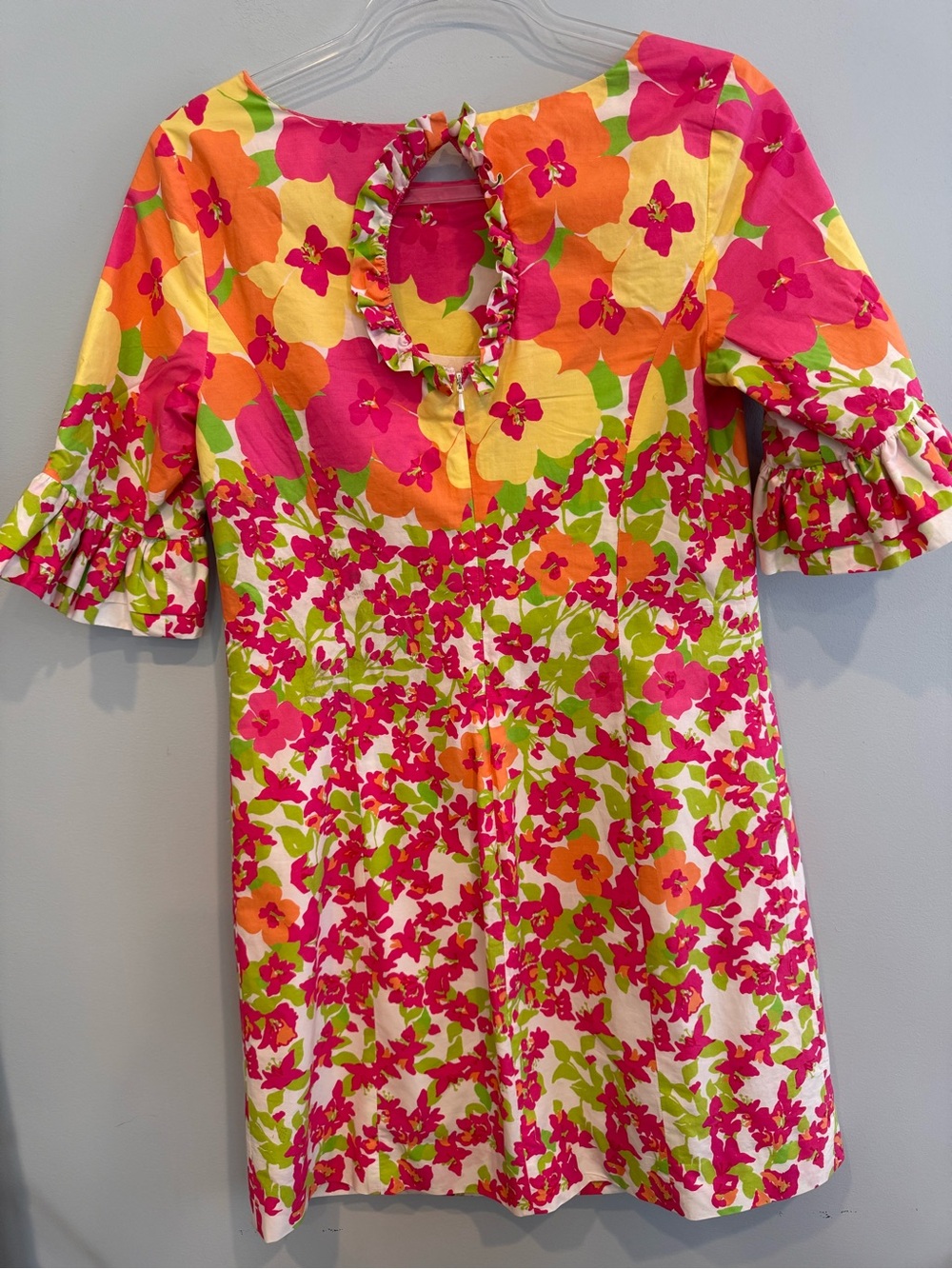 Lilly Pulitzer Vibrant Floral Shift Dress Size 4 - Picture 5 of 8